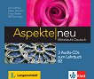 Aspekte Neu - ниво B2: 3 CD с аудиоматериали по немски език - учебна тетрадка