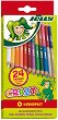 Двустранни цветни моливи Jolly Crazy - 12 броя - 