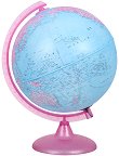 Светещ глобус: Розов свят - диаметър 25 cm - продукт