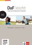 DaF leicht - Ниво A1: Комплект от 4 CD + DVD Учебна система по немски език - учебна тетрадка