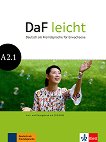 DaF Leicht - ниво A2.1: Комплект от учебник и учебна тетрадка Учебна система по немски език - учебник