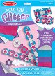 Направи сама Melissa & Doug - Блестящи гривни с брокат - Творчески комплект от серията Mess-Free Glitter - 