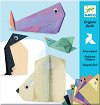 Оригами Djeco - Полярни животни - Творчески комплект - 