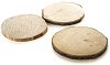 Натурални кръгли дървени шайби Слънчоглед - 7 до 8 cm - 