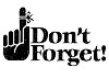   Stamperia - Dont't Forget - 7 x 5 cm - 