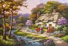 Къщичка през пролетта - Пъзел от 500 части на Сонг Ким - пъзел
