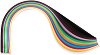 Квилинг ленти Слънчоглед - Многоцветни - 140 броя, 130 g/m<sup>2</sup>, 0.6 x 35 cm - 