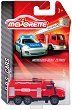 Метална количка Majorette - Пожарникарски камион - От серията SOS Cars - 