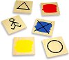Дървени плочки Andreu Toys - Логически редици - 
