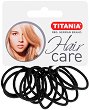 Тънки ластици за коса Titania - 12 броя от серията Hair Care - 