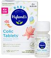 Таблетки за облекчение на колики Hyland's Baby Colic Tablets - 125 броя - 
