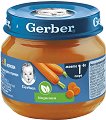 Nestle Gerber - Пюре от моркови - Бурканче от 80 g от серията "Моето първо" - 