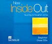 New Inside Out - Beginner: 3 CDs с аудиоматериали Учебна система по английски език - книга