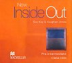 New Inside Out - Pre-intermediate: 3 CDs с аудиоматериали : Учебна система по английски език - Sue Kay, Vaughan Jones - 
