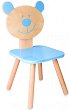 Детско дървено столче Classic World - Мече - 