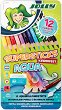 Цветни акварелни моливи - Kinderfest Aqua - Комплект от 12, 24 или 36 броя в метална кутия - 