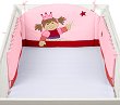 Обиколник за бебешко легло Принцеса - Sterntaler - За легла 60 x 120 и 70 x 140 cm, от колекцията Rosalie - 