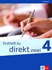 Direkt zwei - ниво 4 (B1+): Помагало с тестове за 12. клас Учебна система по немски език - помагало