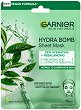 Garnier Green Tea Hydra Bomb Sheet Mask - Хидратираща лист маска за лице за нормална към комбинирана кожа - маска