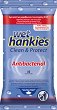 Wet Hankies Clean & Protect Antibacterial - Антибактериални мокри кърпички за ръце в опаковки от 15 и 72 броя - 