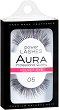 Aura Power Lashes Velvet Eye 05 - Мигли от естествен косъм от серията "Power Lashes" - 