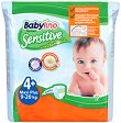 Пелени Babylino Sensitive 4+ Maxi Plus - 19 или 46 броя, за бебета 9-20 kg - 