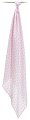 Розова бебешка муселинова пелена - Звездички - Размер 120 x 120 cm - 