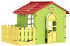 Детска сглобяема къща за игра с ограда - 