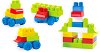 Детски конструктор с едри цветни елементи - Комплект от 39 части от серията "Maxi Blocks" - 