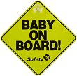 Табела с надпис Бебе в колата - Safety 1st - 