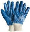Работни ръкавици с нитрилно покритие Decorex Bluemax - 12 чифта с размер 10 (25 cm) - 