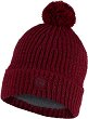  Buff Knitted and Polar Beanie Vaed Mahogany