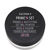 Gosh Prime'n Set Primer & Mattifying Setting Powder Two in One - Прозрачна пудра за лице с матиращ ефект - 