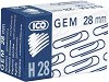 Кламери Ico H 28 - 100 броя - 