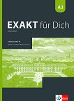 Exakt fur Dich - ниво A2: Учебна тетрадка за 8. клас по немски език + CD - книга за учителя