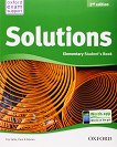 Solutions - Elementary: Учебник по английски език Second Edition - книга за учителя