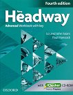 New Headway - Advanced (C1): Учебна тетрадка по английски език + iChecker CD-ROM Fourth Edition - книга