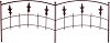 Ниска градинска ограда Nortene Royal border - 1 модул с дължина 1 m - 