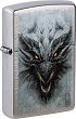   Zippo Dragon Design Linen Weave