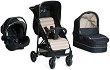 Бебешка количка 3 в 1 Hauck Rapid 4 Plus Trio Set - С кош за новородено, лятна седалка, кош за кола и аксесоари - 