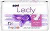 Урологични дамски превръзки Seni Lady Super - 15 броя, за лека и средна инконтиненция - дамски превръзки