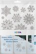 Коледни стикери за прозорци Heyda - Снежинки - 3 листа - 