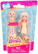 Мини кукла Барби с кученце Голдън Ретривър - Mattel - От серията Домашни любимци - 
