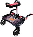 Универсален слайдър за второ дете - BuggyBoard Maxi - Аксесоар за детска количка в комплект със седалка - 
