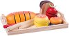 Хранителни продукти за игра - Детски дървен комплект - 