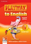 Playway to English - ниво 1: Флашкарти по английски език Second Edition - учебна тетрадка