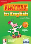 Playway to English - ниво 3: Книга с материали за учителя по английски език + CD Second Edition - 