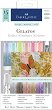 Акварелни пастели Faber-Castell Mix & Match Metallics - 12 цвята с 2 гъбички и четка от серията Gelatos - 