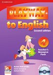 Playway to English - ниво 4: Книга с материали за учителя по английски език + CD : Second Edition - Herbert Puchta, Gunter Gerngross, Megan Cherry, Garan Holcombe - 