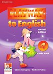 Playway to English - ниво 4: Флашкарти по английски език Second Edition - учебна тетрадка